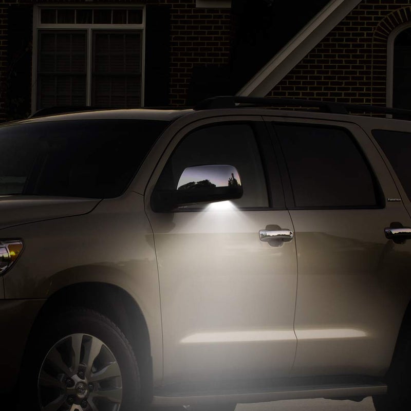 Gempro LED Side Mirror Lights Puddle Lamp Assembly for 2007-2020 Toyota Tundra, 2008-2020 Toyota Sequoia, 6000K White - Image 4